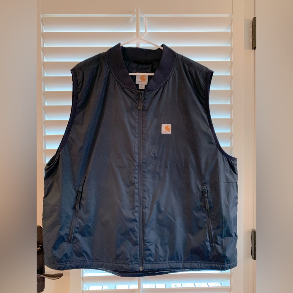 Carhartt Men’s Relaxed Fit Lightweight Navy Insulated Vest XXL